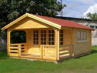 Gartenhäuser, Betana Blockhaus GmbH Betana Blockhaus GmbH Case in stile scandinavo