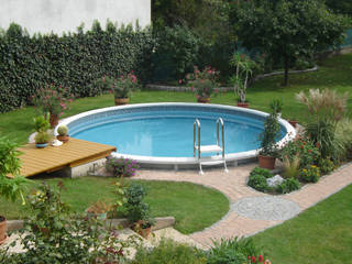 Hochwertige Stahlwandpools mit langer Haltbarkeit, Pool + Wellness City GmbH Pool + Wellness City GmbH Piscinas clássicas