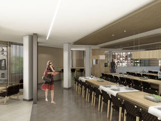 RESTAURANTE CAFETERIA , KITS INTERIORISME KITS INTERIORISME Commercial spaces