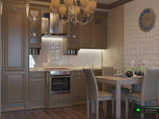 Квартира для отдыха в Болгарии, LC.DESIGN LC.DESIGN Kitchen