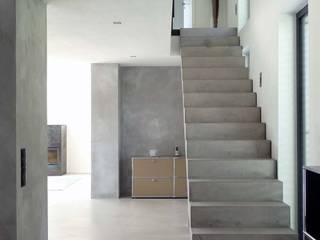 BV Seibold, Architekturbüro Arndt Architekturbüro Arndt Modern corridor, hallway & stairs