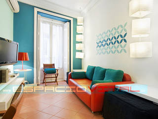 Apartamento Blue, Javier Zamorano Cruz Javier Zamorano Cruz Salones de estilo moderno