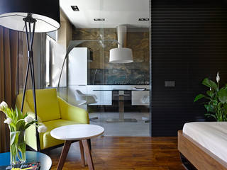 DEEP HOUSE, Max Kasymov Interior/Design Max Kasymov Interior/Design ห้องนั่งเล่น