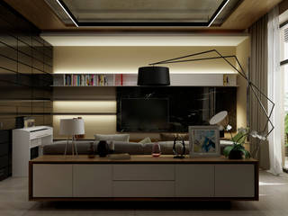 A Posteriori, Max Kasymov Interior/Design Max Kasymov Interior/Design ห้องนั่งเล่น