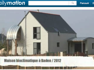 Vidéo " Maisons bioclimatiques & Architecture organique en Bretagne - France ", Patrice Bideau a.typique Patrice Bideau a.typique Casas de estilo moderno