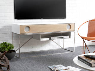 Stereo Console, Symbol Audio Symbol Audio Ruang Media Modern