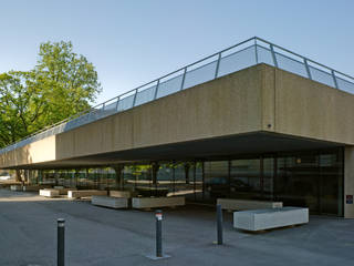 Doppelturnhalle Säli Luzern, Bosshard & Luchsinger Architekten AG Bosshard & Luchsinger Architekten AG Commercial spaces