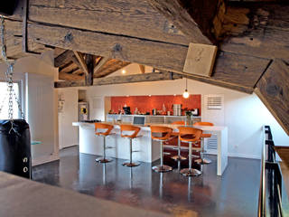 Bordeaux > 4 logements de ville, atelier d'architecture King Kong atelier d'architecture King Kong Modern kitchen