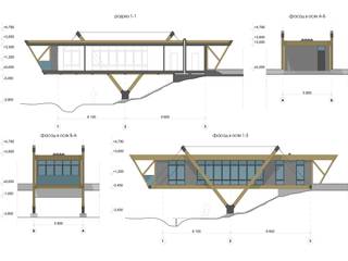 Дом у ручья, Максим Любецкий Максим Любецкий Casas minimalistas