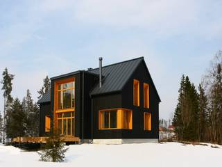 #чёрногорчичныйдом, Snegiri Architects Snegiri Architects Casas escandinavas