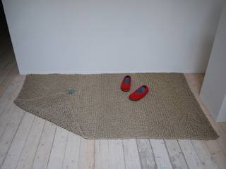 knitted sisal rug, raffaella brunzin handmade raffaella brunzin handmade Living room