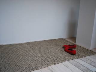 knitted sisal rug, raffaella brunzin handmade raffaella brunzin handmade Living room