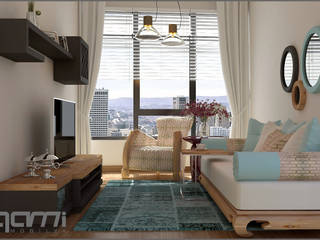 Oturma Odası Tasarımı, Origami Mobilya Origami Mobilya Eclectic style living room