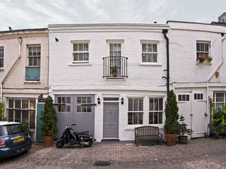 Front of refurbished mews house R+L Architect منازل