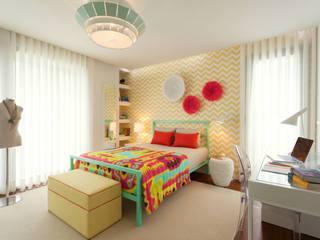 Girly Room, Ana Rita Soares- Design de Interiores Ana Rita Soares- Design de Interiores Moderne Schlafzimmer