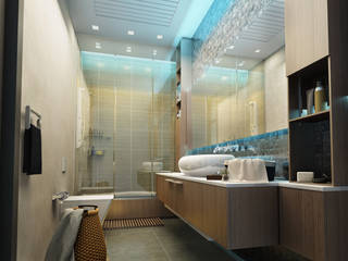 House Project, BA DESIGN BA DESIGN Modern style bathrooms