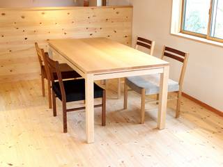 Table, desk, trusty wood works trusty wood works ダイニングルームテーブル