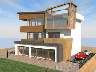 GÖKHAN GÖÇMEN VİLLASI , DerganÇARPAR Mimarlık DerganÇARPAR Mimarlık Modern Houses