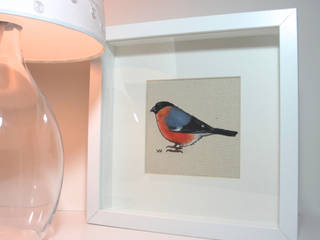 Small Bird Series - Embroidered and Painted Birds , Lottie's Cottage Lottie's Cottage غرف اخرى