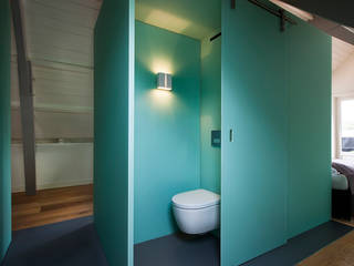 Luxe bad- en slaapkamer in monumentaal pand, a-LEX a-LEX Modern bathroom