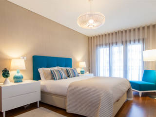 Apartamento c/ 1 quarto - Colinas do Cruzeiro, Odivelas, Traço Magenta - Design de Interiores Traço Magenta - Design de Interiores Modern style bedroom