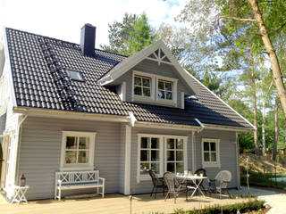 Norwegisches Holzhaus Typ Bjarne, Akost GmbH "Ihr Traumhaus aus Norwegen" Akost GmbH 'Ihr Traumhaus aus Norwegen' Scandinavian style houses