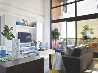 Loft para single , Disak Studio Disak Studio Modern Living Room