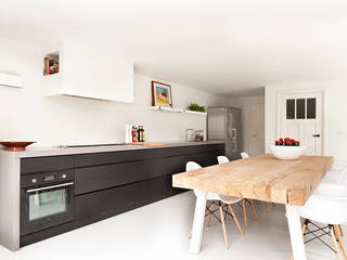 Leefkeuken in Prinsenbeek, Jolanda Knook interieurvormgeving Jolanda Knook interieurvormgeving Nhà bếp phong cách hiện đại