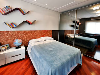 Residência Pruner, ArchDesign STUDIO ArchDesign STUDIO Camera da letto in stile rustico