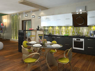 Cottage in Eco style, HandZart HandZart Cozinhas modernas