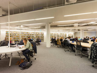 Library Learning Centre - Universiteit Amsterdam, PUUR interieurarchitecten PUUR interieurarchitecten مساحات تجارية