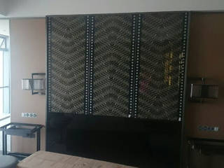Laminated Glass Art Panels in Beijing W Hotel, ShellShock Designs ShellShock Designs Asiatische Einkaufscenter