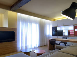 Cocina Salón San Fausto.., Estudio TYL Estudio TYL Moderne Wohnzimmer
