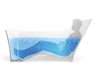 Natural Stone Bath - Nebbia Designed For Human Form, Clearwater Baths Clearwater Baths Moderne Badezimmer