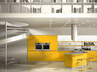 Sinuosa per Effeti, Vegni Design Vegni Design Eclectic style kitchen