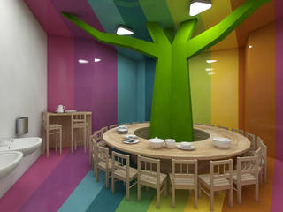 Дизайн-проект детского сада, Москва, ARCHIplus ARCHIplus مساحات تجارية