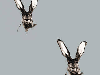 Jackrabbit Wallpaper, Dwelling Bird Dwelling Bird カントリーな 壁&床