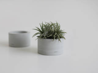 SMIN Rest collection - Concrete planter, coaster, candle holder , SMIN SMIN モダンな庭 植物＆アクセサリー