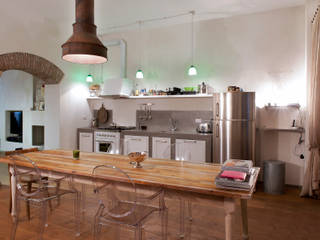 loft, marco bonucci fotografo marco bonucci fotografo Industrial style dining room
