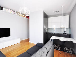 Mieszkanie w Poznaniu, NBArchitects NBArchitects Modern living room