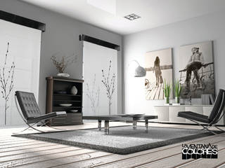 Ambientes actuales de La Ventana de Colores, LA VENTANA DE COLORES LA VENTANA DE COLORES Industrial style living room