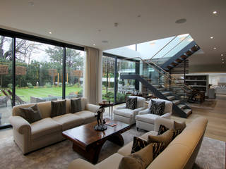 Coach House Lane, Wimbledon, Hale Brown Architects Ltd Hale Brown Architects Ltd Salas modernas