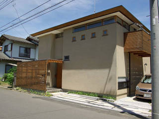 上座の家 ～田園ビュー～, 環境創作室杉 環境創作室杉 Eclectic style houses