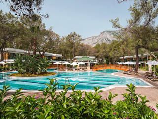 Nirvana Lagoon Villas Suites & Spa Hard&Softscape Project, Nota Tasarım Peyzaj Mimarlığı Ofisi Nota Tasarım Peyzaj Mimarlığı Ofisi 지중해스타일 정원