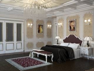 Спальня в классическом стиле, Студия архитектуры и дизайна ДИАЛ Студия архитектуры и дизайна ДИАЛ Classic style bedroom