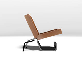 af 0178 chair, Federico Paternò - designer Federico Paternò - designer ミニマルデザインの リビング