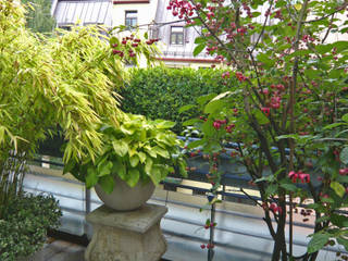 Dachterrassengestaltung München-Glockenbachviertel, Blumen & Gärten Blumen & Gärten Jardines de estilo clásico