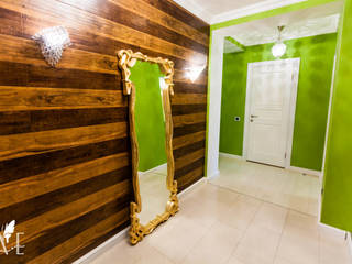 Интерьер квартиры 80 м2, Apolonov Interiors Apolonov Interiors Eclectic style corridor, hallway & stairs
