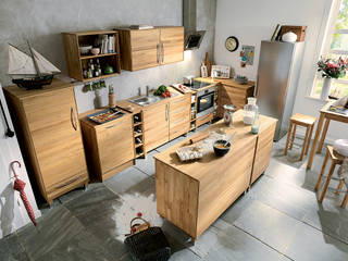 Massivholz-Modulküche , Allnatura Allnatura Modern Kitchen