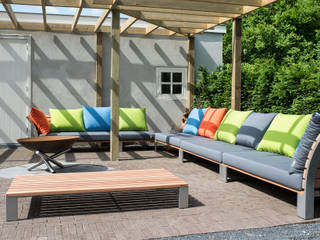 Inrichting diverse terrassen bij particuliere woning, Vormad - Sittingimage Vormad - Sittingimage Modern balcony, veranda & terrace